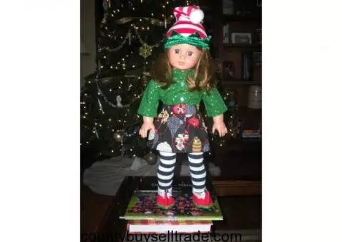 American Girl-18" doll elf outfit